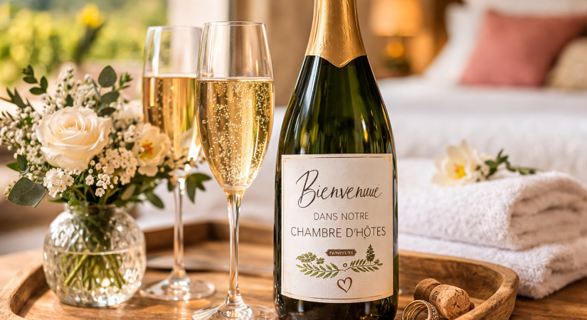Personalized Crémant Label: A Unique Touch for Our Guests